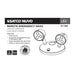 SATCO/NUVO Remote Emergency Light Chicago Approved White Housing Dual Head 6VDC 3.0W Compatible With 67-311 (67-396)