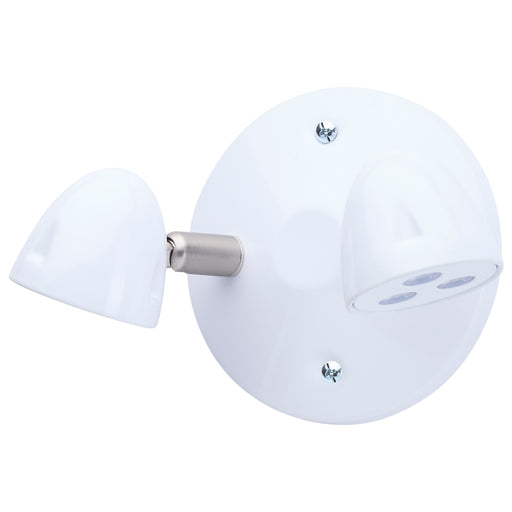 SATCO/NUVO Remote Emergency Light Chicago Approved White Housing Dual Head 6VDC 3.0W Compatible With 67-311 (67-396)
