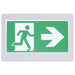 SATCO/NUVO Running Man Green Exit Sign 120-347V 2-Hour Backup Single/Dual Face Universal Mounting Thermoplastic (67-500)
