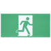SATCO/NUVO Running Man Green Exit Sign 120-347V 2-Hour Backup Single/Dual Face Universal Mounting Thermoplastic (67-500)