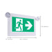 SATCO/NUVO Running Man Green Combo Exit Sign/Emergency Light 120-347V 2-Hour Backup Single/Dual Face Universal Mounting Thermoplastic (67-510)