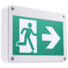 SATCO/NUVO Running Man Green Exit Sign 120/347V 2-Hour Backup Single/Dual Face Universal Mounting Wet Location (67-560)