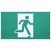 SATCO/NUVO Running Man Green Exit Sign 120/347V 2-Hour Backup Single/Dual Face Universal Mounting Wet Location Low Temperature (67-561)
