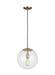 Generation Lighting Leo One Light Pendant (6701801-848)