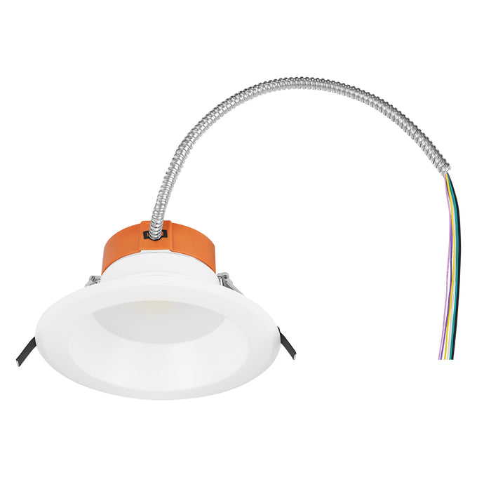 Sylvania RT8S1500UNVD9SC3WH 8 Inch LED Retrofit Downlight Wattage/CCT Selectable 9W/12W/15W 2700K/3000K/3500K/4000K/5000K 120-277V 90 CRI 0-10V Dimming White (67688)