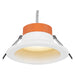 Sylvania RT8S1500UNVD9SC3WH 8 Inch LED Retrofit Downlight Wattage/CCT Selectable 9W/12W/15W 2700K/3000K/3500K/4000K/5000K 120-277V 90 CRI 0-10V Dimming White (67688)