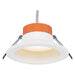 Sylvania RT8S1500UNVD9SC3WH 8 Inch LED Retrofit Downlight Wattage/CCT Selectable 9W/12W/15W 2700K/3000K/3500K/4000K/5000K 120-277V 90 CRI 0-10V Dimming White (67688)