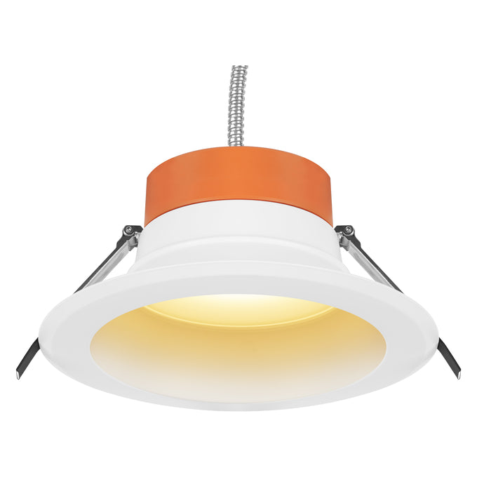 Sylvania RT8S1500UNVD9SC3WH 8 Inch LED Retrofit Downlight Wattage/CCT Selectable 9W/12W/15W 2700K/3000K/3500K/4000K/5000K 120-277V 90 CRI 0-10V Dimming White (67688)