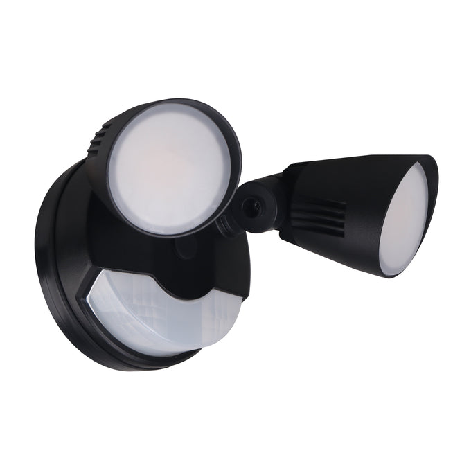 Sylvania SECURITYS025BL LED Security Floodlight Wattage/CCT Selectable 16W/25W 3000K/4000K/5000K 120V 80 CRI Non-Dimmable Black (67807)