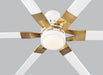 Generation Lighting Loft 62 Inch LED Ceiling Fan Matte White Finish (6LFR62RZWBBSD)