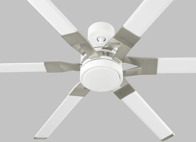 Generation Lighting Loft 62 Inch LED Ceiling Fan Matte White Finish (6LFR62RZWD)