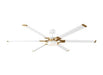 Generation Lighting Loft 72 Inch LED Ceiling Fan Matte White Finish (6LFR72RZWBBSD)