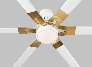 Generation Lighting Loft 72 Inch LED Ceiling Fan Matte White Finish (6LFR72RZWBBSD)