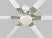 Generation Lighting Loft 72 Inch LED Ceiling Fan Matte White Finish (6LFR72RZWD)