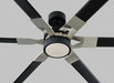 Generation Lighting Loft 96 Inch LED Ceiling Fan Midnight Black Finish (6LFR96MBKD)