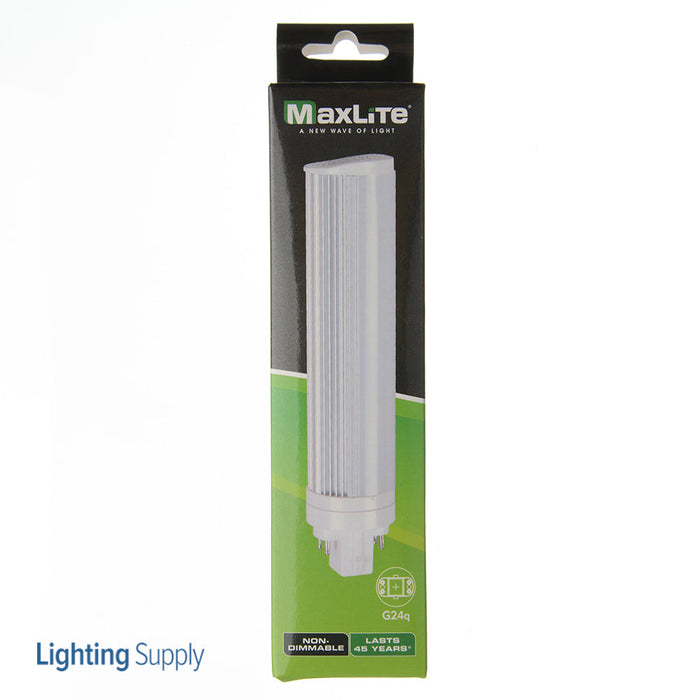 Maxlite 104736 6W LED PL Retrofit Lamp G24Q Base CCT Selectable 2700K/3000K/3500K/4000K/5000K Type B Non Dimming (6PLG24QCS)