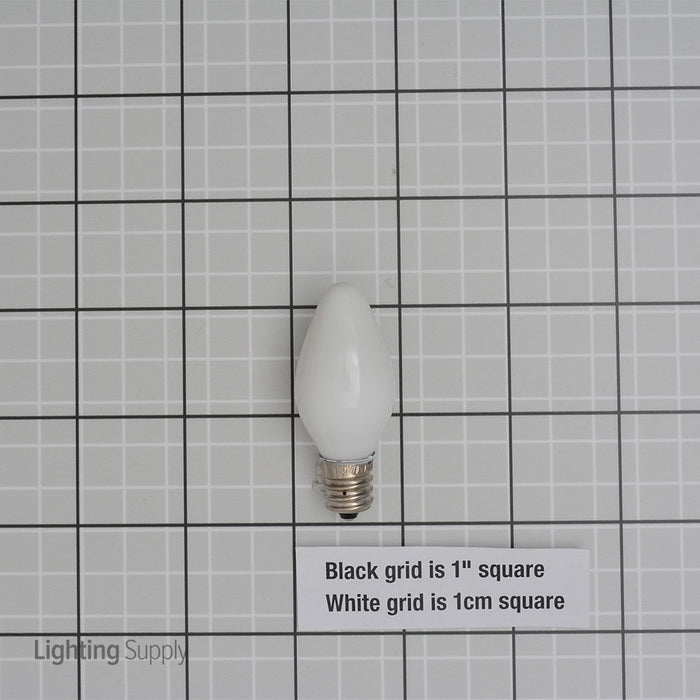 C7130v Standard 7C7/W130 7W C7 Incandescent Bulb 130V Candelabra E12 Base ...