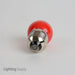 Norman 7.5W S11 Incandescent 130V Medium E27 Base Ceramic Red Sign Bulb (7.5S11/CR130)