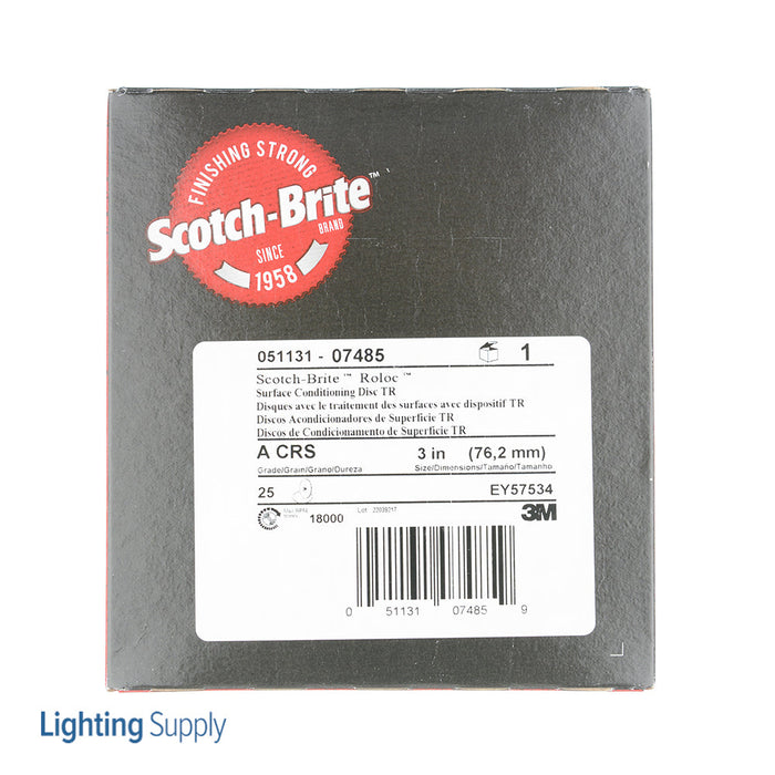 3M - 07485 Scotch-Brite Roloc Surface Conditioning Disc TR 07485 3 Inch X NH A CRS (7000046114)