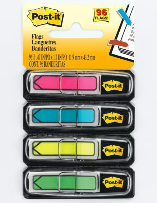 3M - 50353 Post-It Arrow Flags 684-Arr4 .47 Inch X 1.7 Inch Assorted Brights (7000052564)