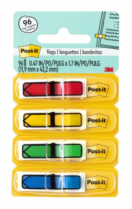 3M - 50351 Post-It Arrow Flags 684-Arr3 .47 Inch X 1.7 Inch Assorted (7000126892)