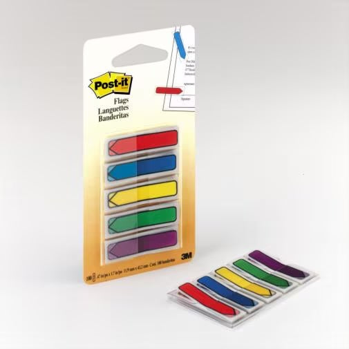 3M - 59016 Post-It Flags 684-Arr1 .47 Inch X 1.7 Inch Assorted Brights (7000127080)
