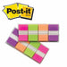 3M - 02015 Post-It Flags 680-Pgop2 .94 Inch X 1.7 Inch 23.8 Mm X 43.2 Mm Blue Purple Green Orange (7000127121)