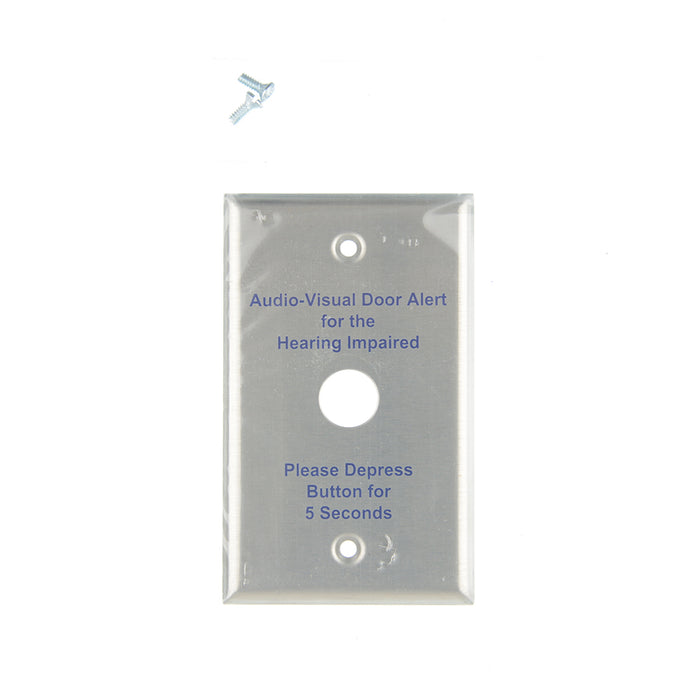 Edwards Signaling Hotel Room Annunciator Kit Consists Of 6536G-G5 Horn/Strobe 620 Push Button 147-10 Mounting Plate And 592 Transformer (7005G-G5)