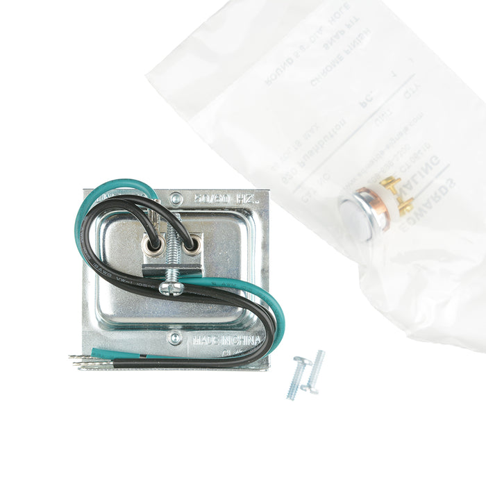 Edwards Signaling Hotel Room Annunciator Kit Consists Of 6536G-G5 Horn/Strobe 620 Push Button 147-10 Mounting Plate And 592 Transformer (7005G-G5)