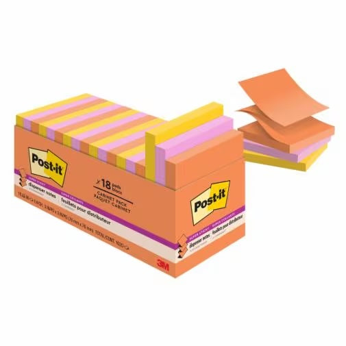 3M - 40329 Post-It Pop-Up Notes R330-18Ssaucp 3 Inch X 3 Inch 18 Pads Rio De Janeiro Collection (7010372359)