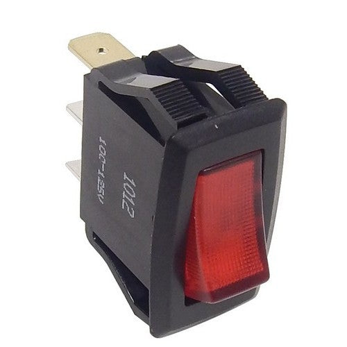 MORRIS Lighted Rock Switch SPST On-Off (70190)