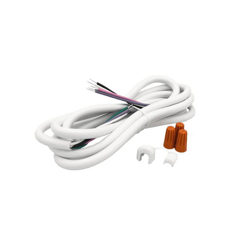 ETI LLF-8FT5W-PW-WHT 8 Foot 5 Wire Cord White Compatible With 4 Foot Linear Model # 64407101 (70323102)