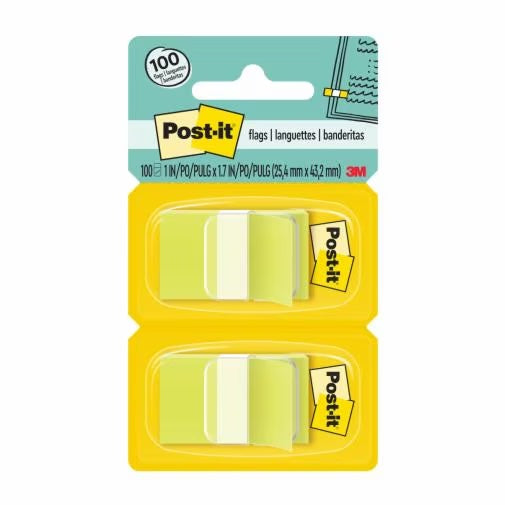 3M - 70566 Post-It Flags 680-Bg2 1 Inch X 1.7 Inch 2.54 Cm X 4.31 Cm Bright Green (7100031740)