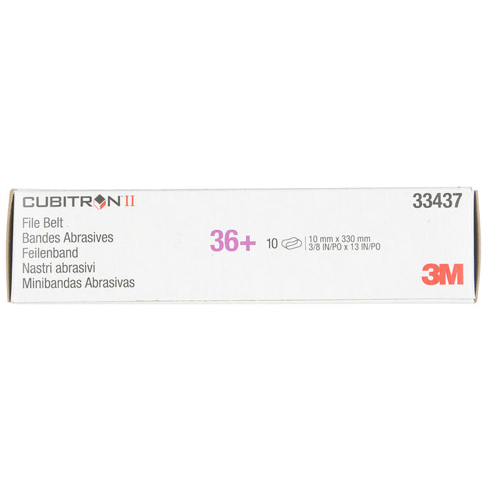 3M - 33437 Cubitron II File Belt 33437 36 Plus 10 Mm X 330 Mm 3/8 Inch X 13 Inch (7100033193)
