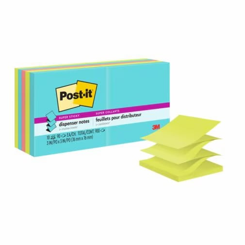 3M 7100089132 00685 Post-It Super Sticky Pop-Up Notes R330-10Ssmia ...