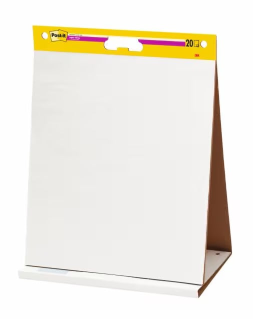 3M - 59638 Post-It Super Sticky Tabletop Easel Pad 563R 20 Inch X 23 Inch X .5 Inch (7100171586)