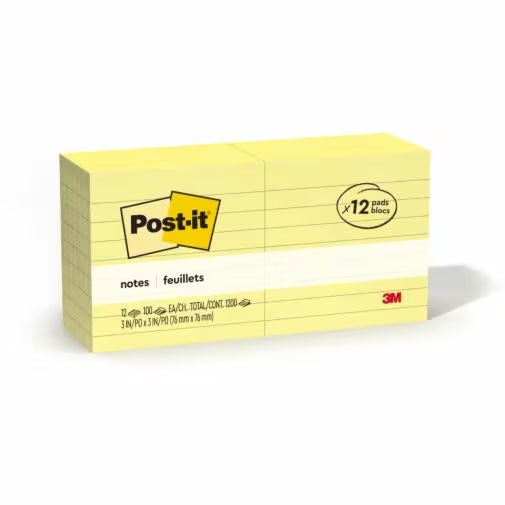 3M - 59020 Post-It 630Ss 3 Inch X 3 Inch 76 Mm X 76 Mm (7100183440)