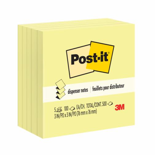 3M - 28050 Post-It Pop-Up Notes 3301-5Yw 3 Inch X 3 Inch 76 Mm X 76 Mm (7100200345)