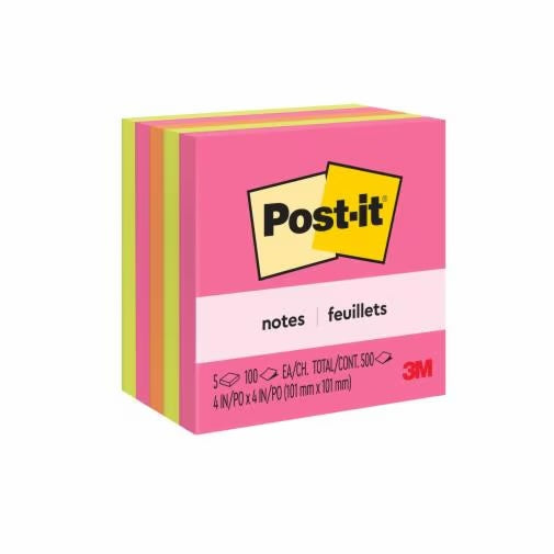 3M - 27573 Post-It Notes 675-5Lan 4 Inch X 4 Inch 101 Mm X 101 Mm (7100208037)
