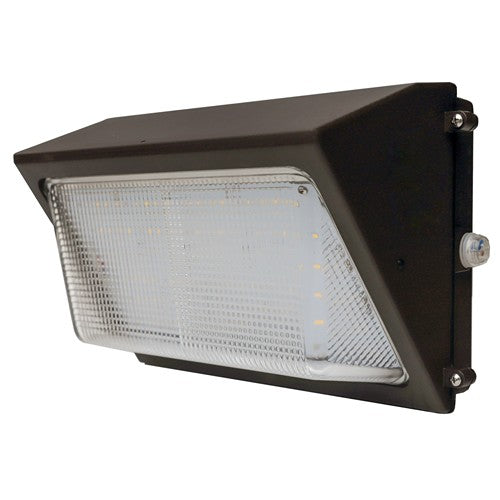 MORRIS Medium LED Wall Pack Wattage/CCT Selectable 60W/75W/90W 3000K/4000K/5000K White With Photocontrol (71477D)