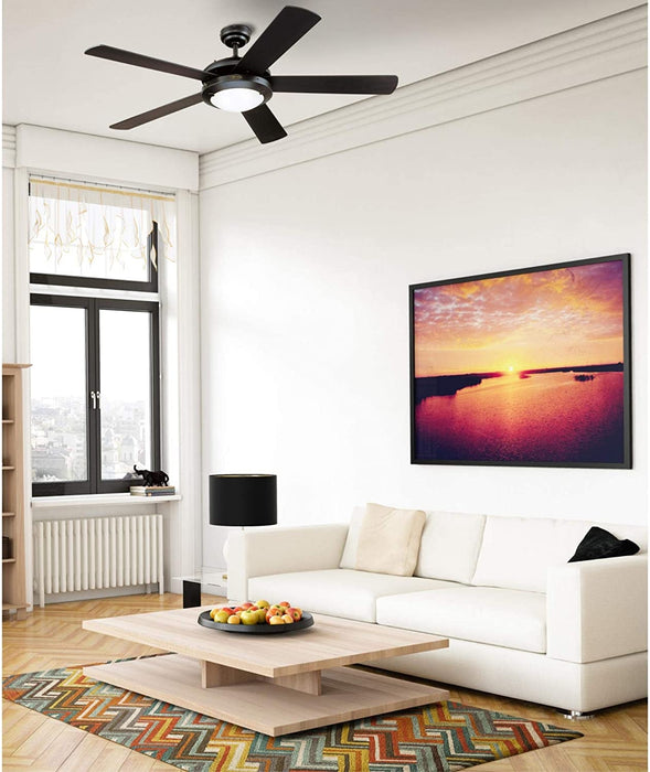 Westinghouse Comet 52 Inch Indoor Ceiling Fan With Dimmable LED Light Fixture (7224200)