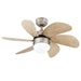 Westinghouse 30 Inch Ceiling Fan Brushed Aluminum Finish Light Maple Blades Opal Frosted Glass (7224000)