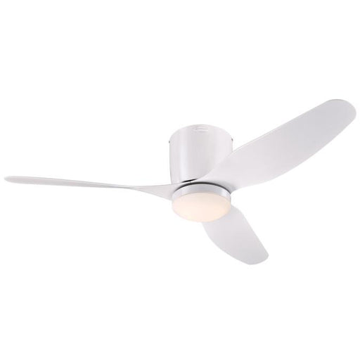 Westinghouse 46 Inch Ceiling Fan White Finish White ABS Blades Opal Frosted Glass (7225100)