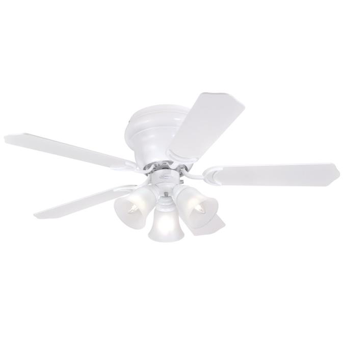 Westinghouse 42 Inch Ceiling Fan White Finish Reversible Blades White/White Washed Pine Frosted Glass (7231400)