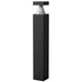 MORRIS 42 Inch LED Square Bollard Wattage/CCT Selectable 14W/19W/24W 3000K/4000K/5000K 120-277V Black (72322A)