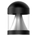 MORRIS LED Bollard Round Dome Top Wattage/CCT Selectable 12W/16W/22W 3000K/4000K5000K 2923Lm 120-277V Black (72331)