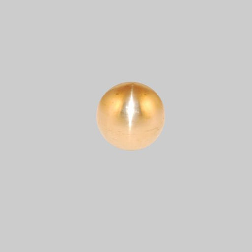 Kirks Lane 1 Inch Solid Brass Ball Raw Tapped 1/8F (72350)
