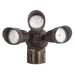 MORRIS 3 Head Security Light With Sensor 5000K Bronze (72570A)