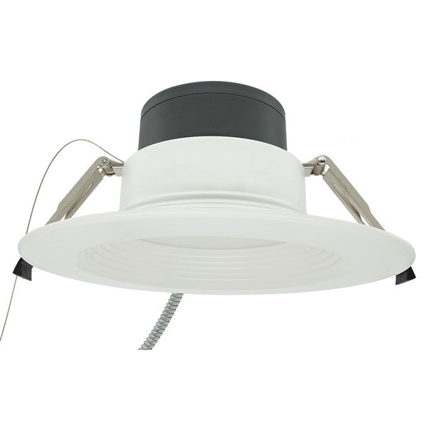 MORRIS 8 Inch New Construction LED Downlight Wattage/CCT Selectable 17W/24W/30W 2700K/3000K/3500K/4000K/5000K 120-277V White (72639C)