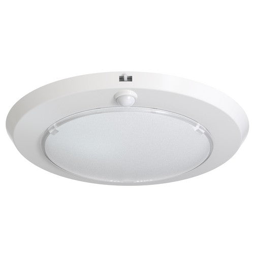 MORRIS 6 Inch LED Surface Mount Retrofit Downlight 15W CCT Selectable 2700K/3000K/3500K/4000K/5000K 120V White Motion Sensor (72740B)